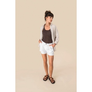 Short en lin femme 6
