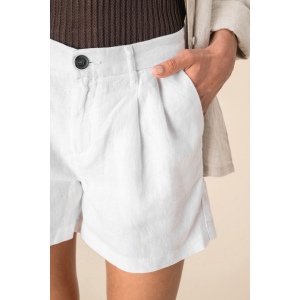 Short en lin femme 8