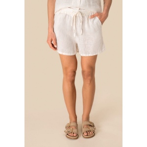 Short en lin femme