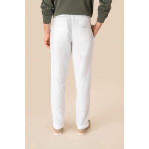 Pantalon délavé en lin homme 7