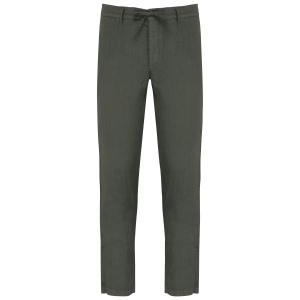 Pantalon délavé en lin homme 3
