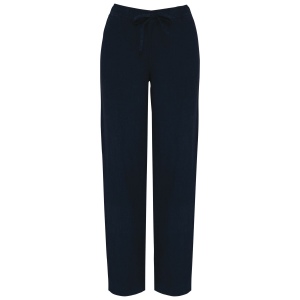 Pantalon délavé en lin femme 2