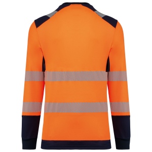 T-shirt de sécurité recyclé col rond manches longues unisexe 20