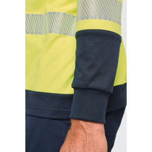 T-shirt de sécurité recyclé col rond manches longues unisexe 8