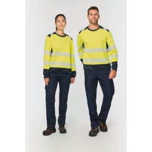 Sweat-shirt de sécurité recyclé col rond unisexe 13