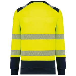 Sweat-shirt de sécurité recyclé col rond unisexe 17