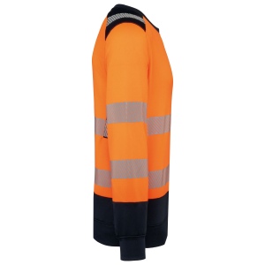 Sweat-shirt de sécurité recyclé col rond unisexe 18
