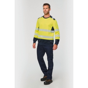 Sweat-shirt de sécurité recyclé col rond unisexe 5