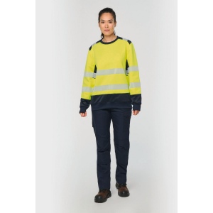 Sweat-shirt de sécurité recyclé col rond unisexe 12