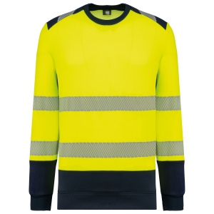 Sweat-shirt de sécurité recyclé col rond unisexe 3
