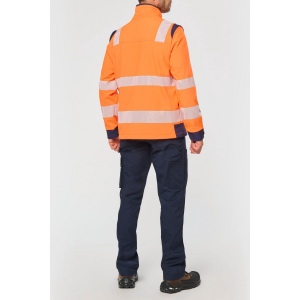 Veste softshell de sécurité recyclée avec manches détachables unisexe 15
