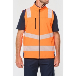 Veste softshell de sécurité recyclée avec manches détachables unisexe 17