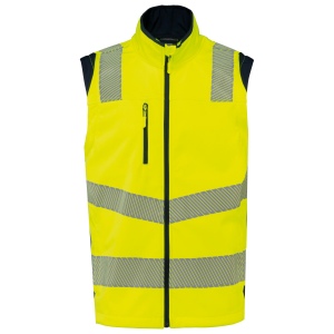 Veste softshell de sécurité recyclée avec manches détachables unisexe 21
