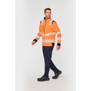 Veste softshell de sécurité recyclée avec manches détachables unisexe 6