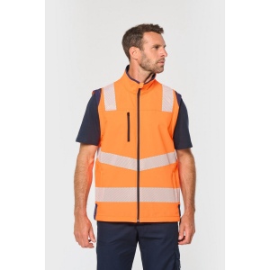 Veste softshell de sécurité recyclée avec manches détachables unisexe 11