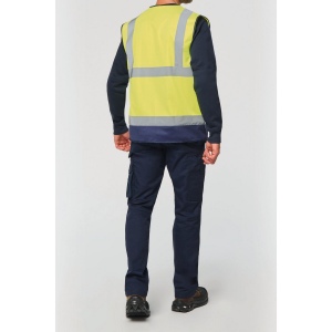 Gilet de sécurité haute visibilité recyclé avec zip unisexe 20