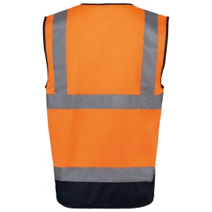 Gilet de sécurité haute visibilité recyclé avec zip unisexe 23