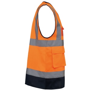 Gilet de sécurité haute visibilité recyclé avec zip unisexe 27