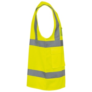 Gilet de sécurité haute visibilité recyclé avec zip unisexe 28