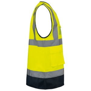 Gilet de sécurité haute visibilité recyclé avec zip unisexe 29