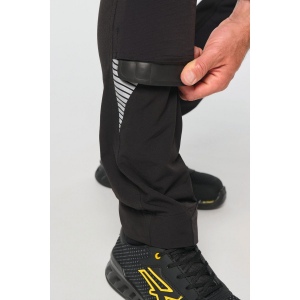 Pantalon stretch recyclé multipoches unisexe 21