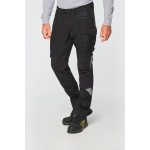 Pantalon stretch recyclé multipoches unisexe 8