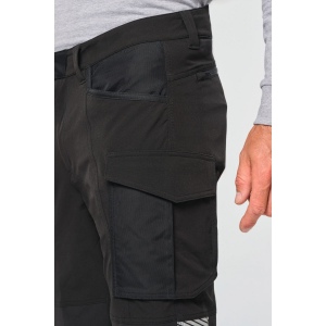 Pantalon stretch recyclé multipoches unisexe 11