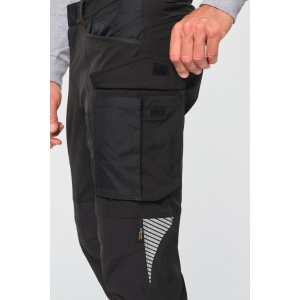 Pantalon stretch recyclé multipoches unisexe 14