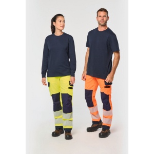 Pantalon de sécurité recyclé multipoches unisexe