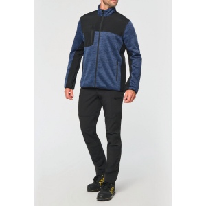 Veste recyclée en polytricot homme 17