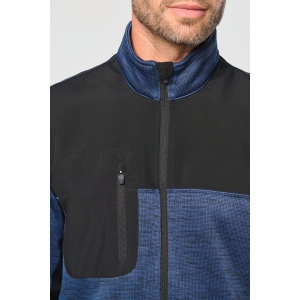 Veste recyclée en polytricot homme 13