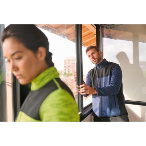 Veste recyclée en polytricot homme 16