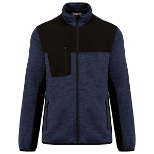 Veste recyclée en polytricot homme 6