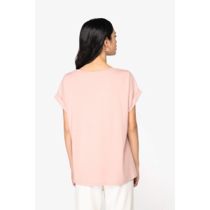 T-shirt écoresponsable manches à revers femme 7
