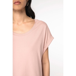 T-shirt écoresponsable manches à revers femme 8