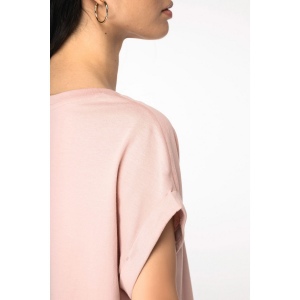 T-shirt écoresponsable manches à revers femme 9