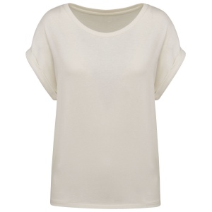 T-shirt écoresponsable manches à revers femme 12