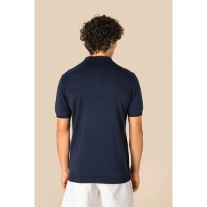 Polo écoresponsable en maille homme 9