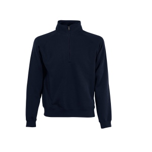 Sweat manches raglan col zippé 5