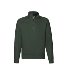Sweat manches raglan col zippé 7