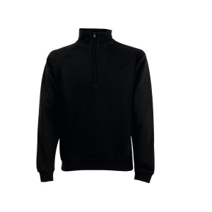 Sweat manches raglan col zippé 3