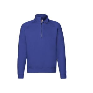 Sweat manches raglan col zippé 8