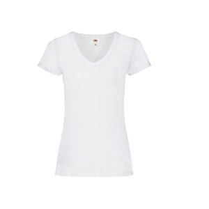 Tee-shirt col V femme valueweight 2