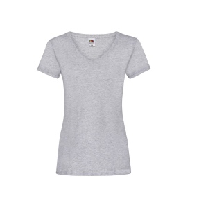 Tee-shirt col V femme valueweight 5