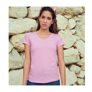 Tee-shirt col V femme valueweight