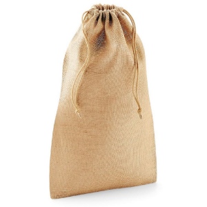 Sac avec cordon en toile de jute 2