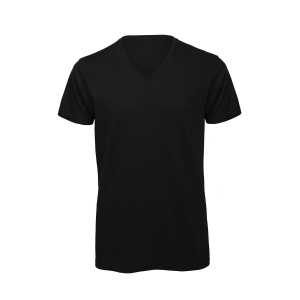 Tee-shirt homme col V en coton bio 5