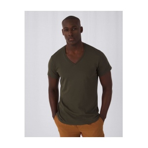 Tee-shirt homme col V en coton bio