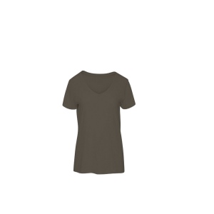 Tee-shirt femme col V en coton bio 4