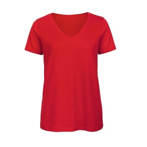 Tee-shirt femme col V en coton bio 2